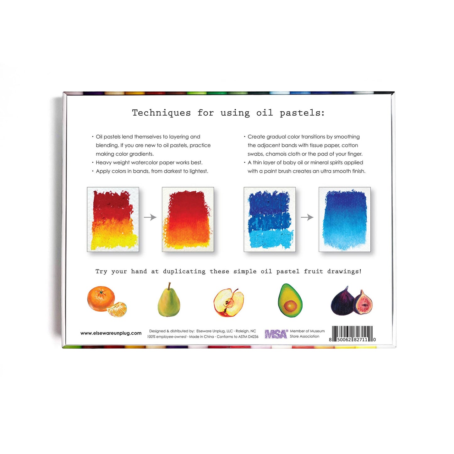 Oil Pastels - 24 Non-Toxic Colors