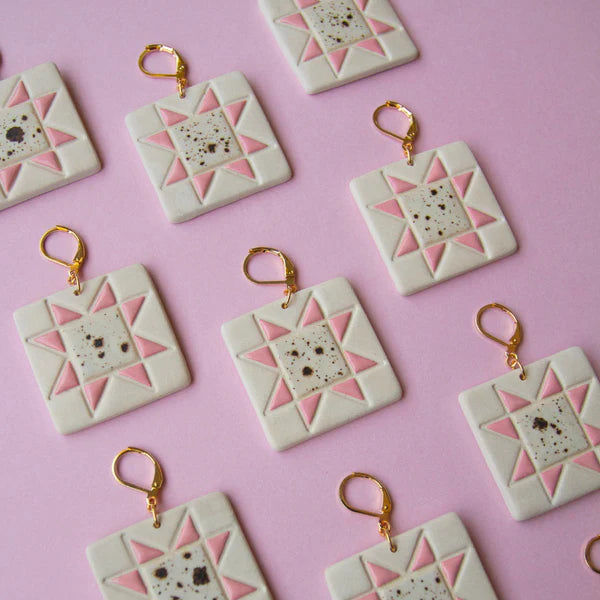 Quilt Squares Earrings