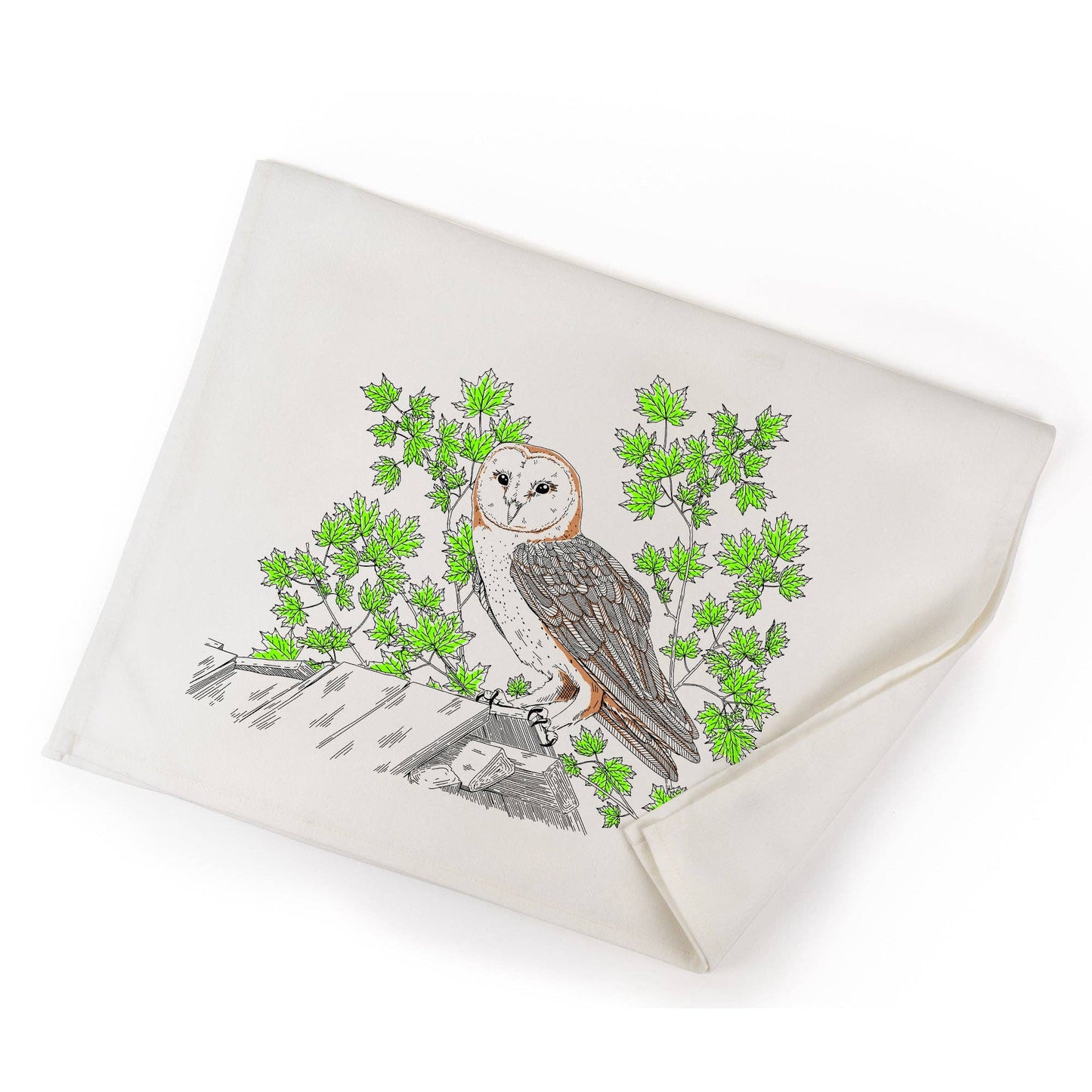 Tea Towel: Barn Owl