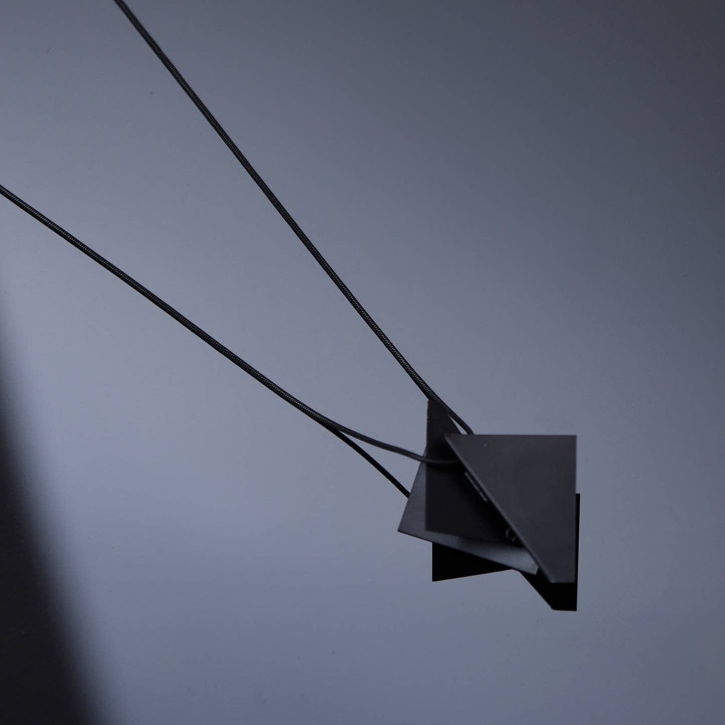 Val Necklace: Silver Black