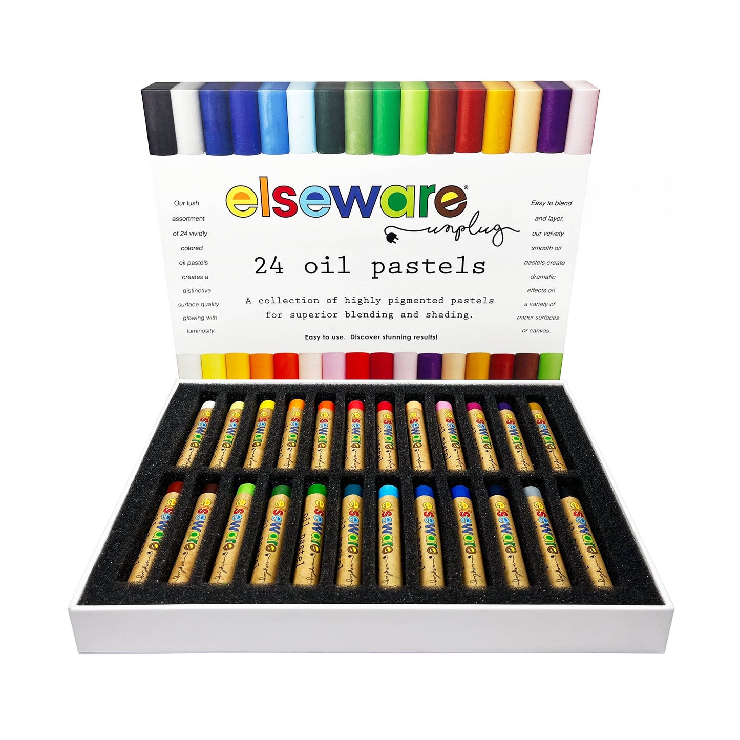 Oil Pastels - 24 Non-Toxic Colors