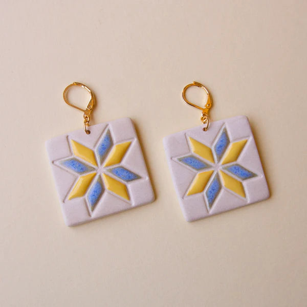 Quilt Squares Earrings