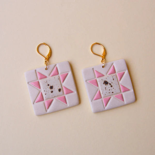 Quilt Squares Earrings