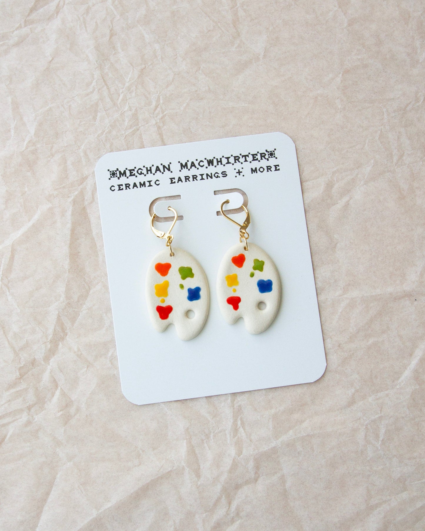 Paint Palette Earrings