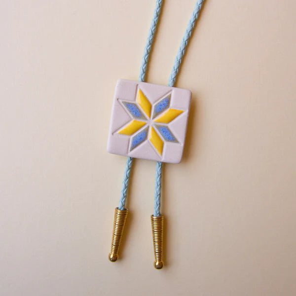 Eight Pointed Star Bolo Tie