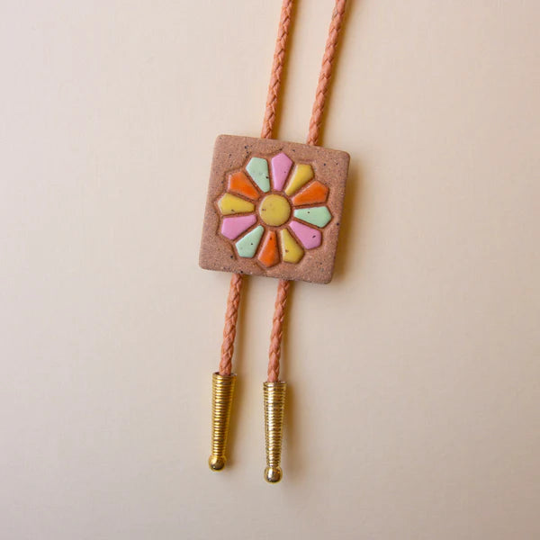 Dresden Star Quilt Bolo Tie