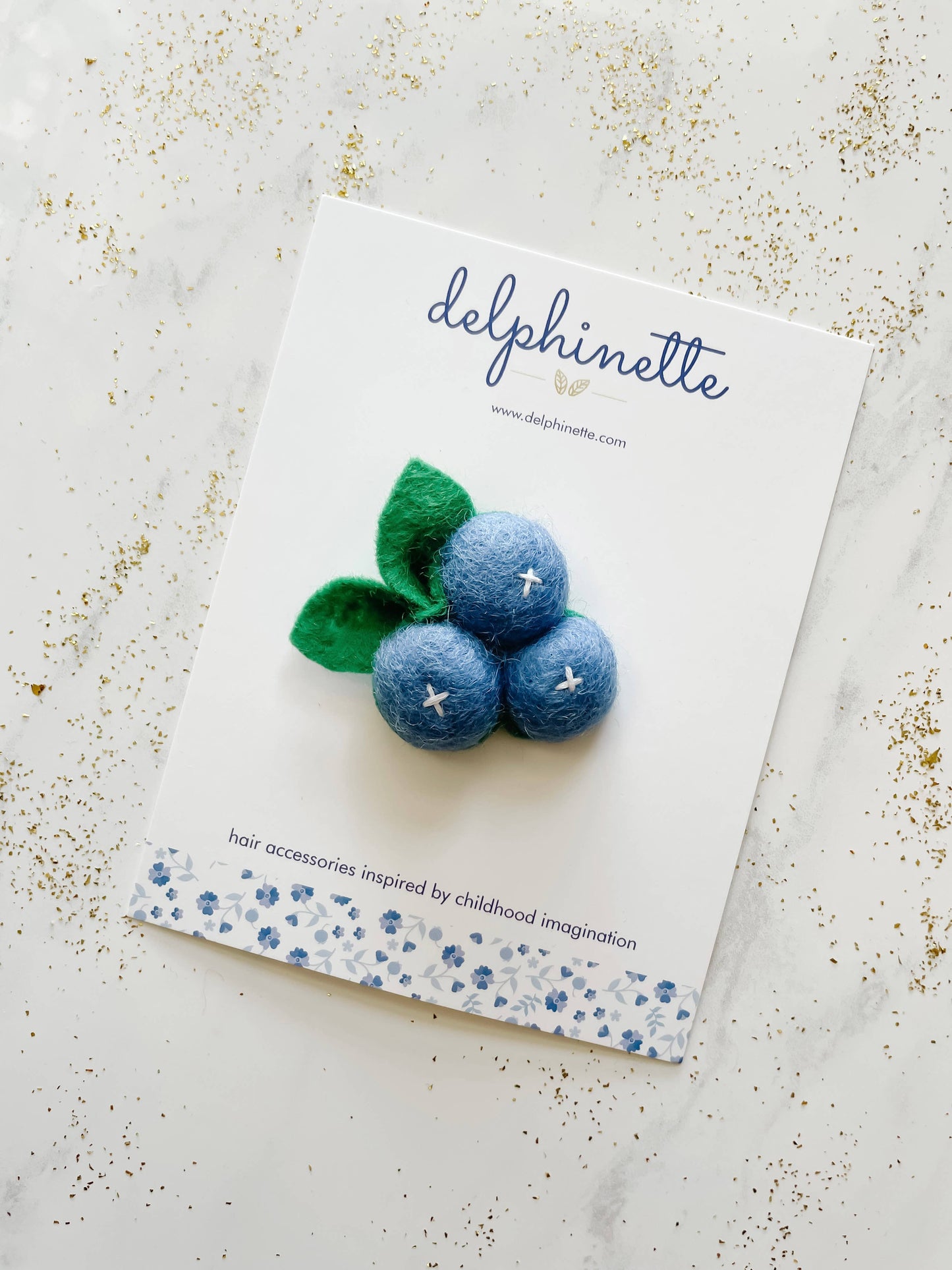 Blueberry Hair Tie