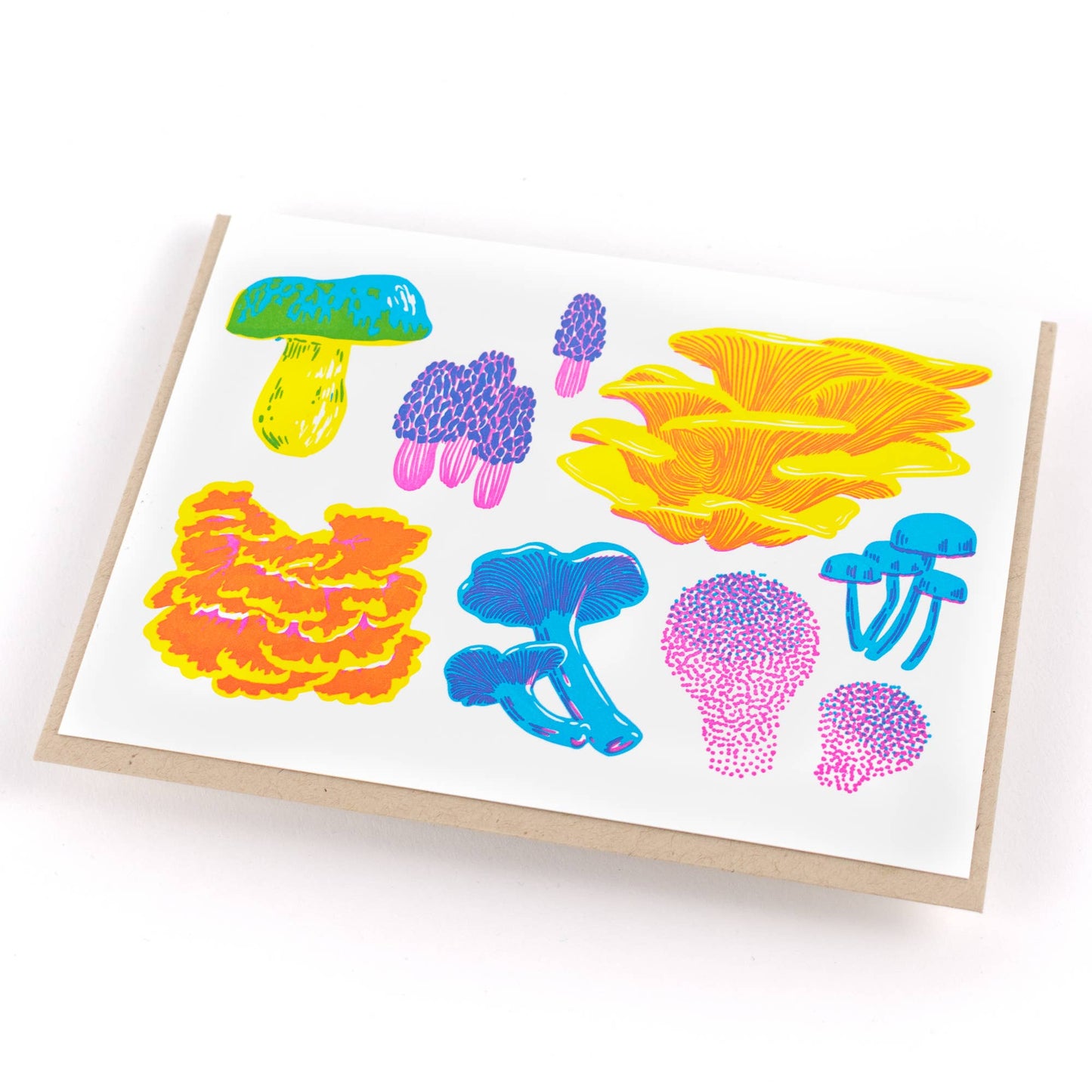 Vibrant Life Series - Fruiting Fungi Card: Single Card
