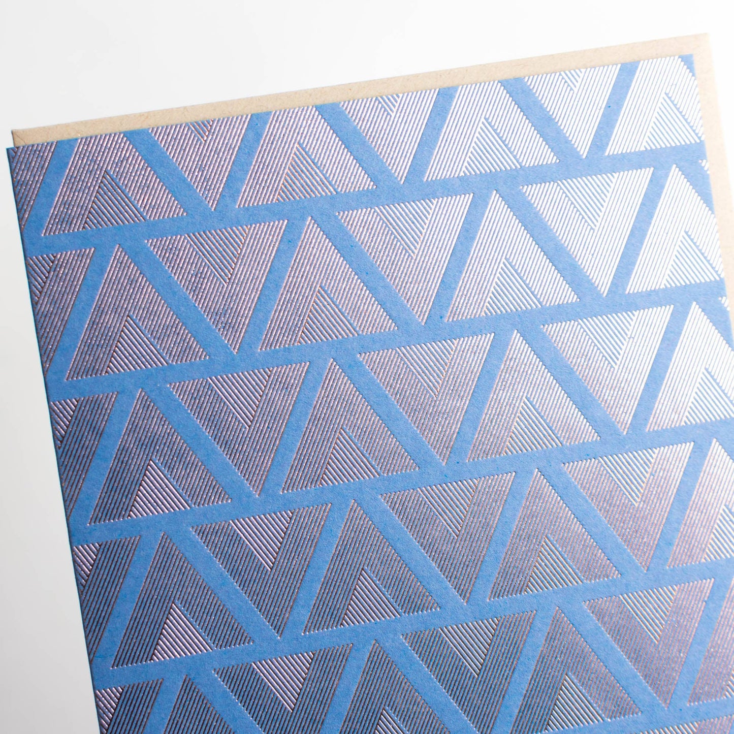 Geometric Triangles Greeting Card: Single Card