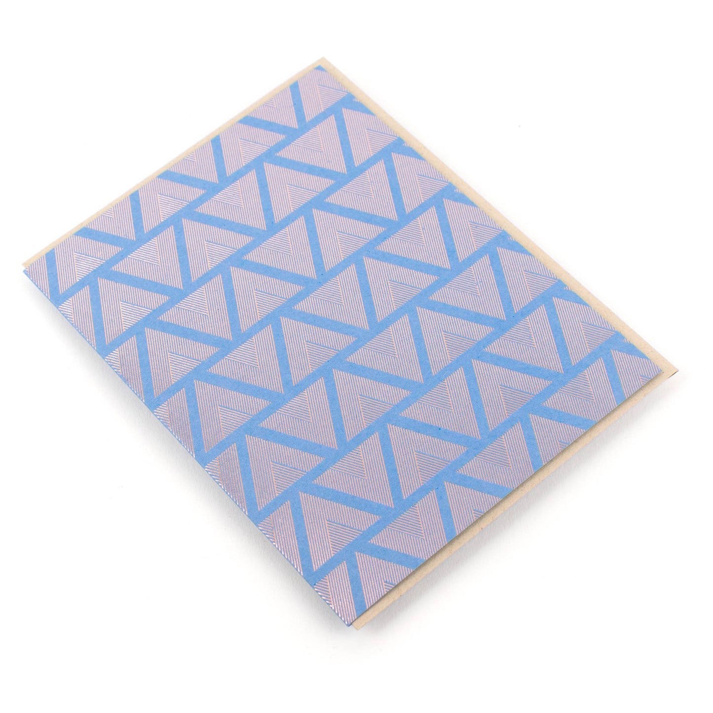Geometric Triangles Greeting Card: Single Card