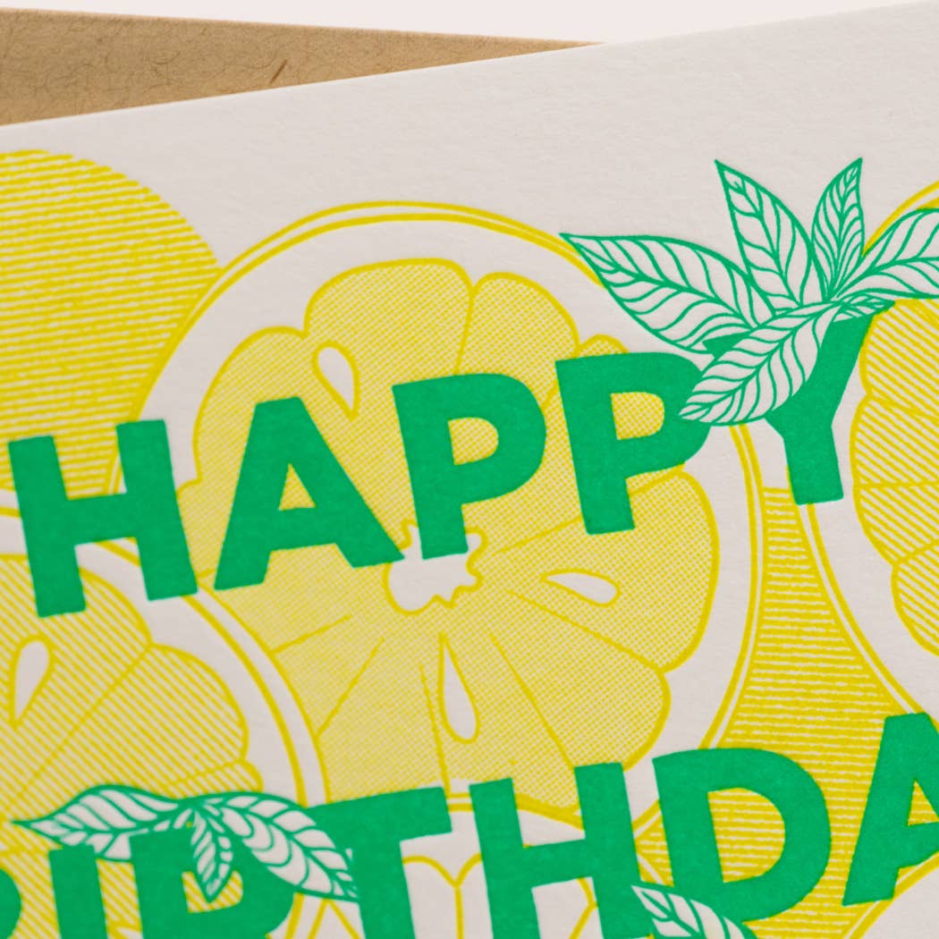 Birthday Lemons Card