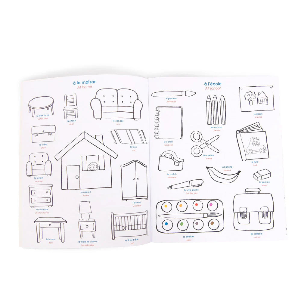 Colour-in picture book