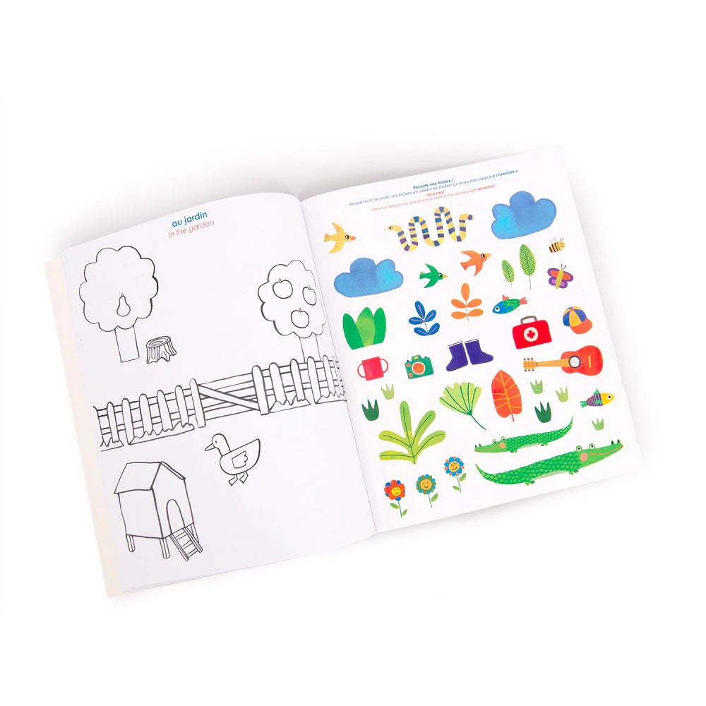 Colour-in picture book