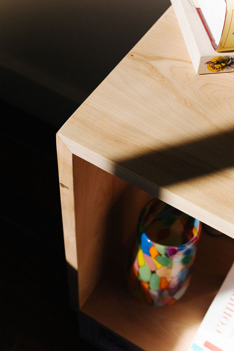 Rainbow Crackle Vase