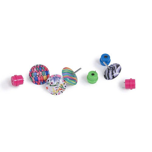 Hopping Spinning Tops