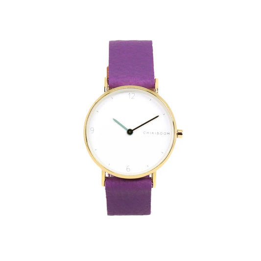 90's Purple White Watch