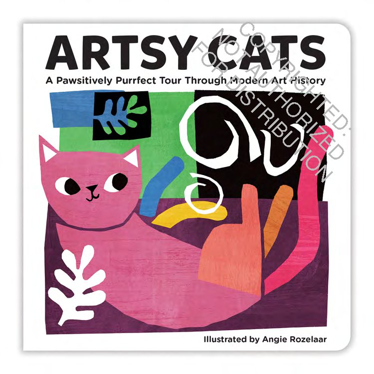 Artsy Cat Board Book
