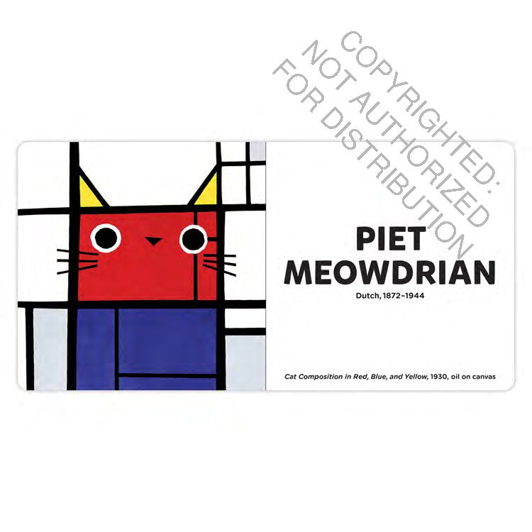 Artsy Cat Board Book