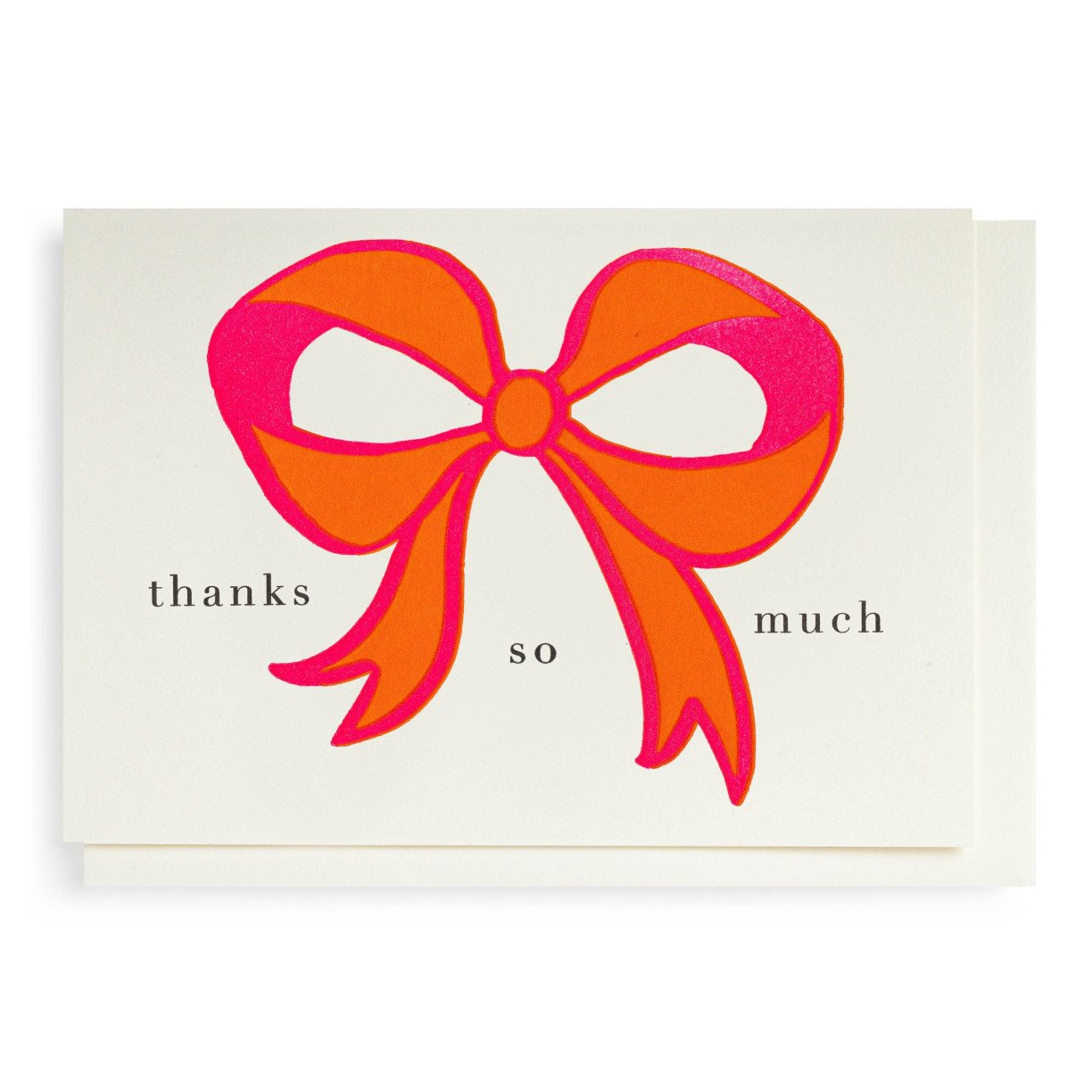 Mini Card Bow Thank You