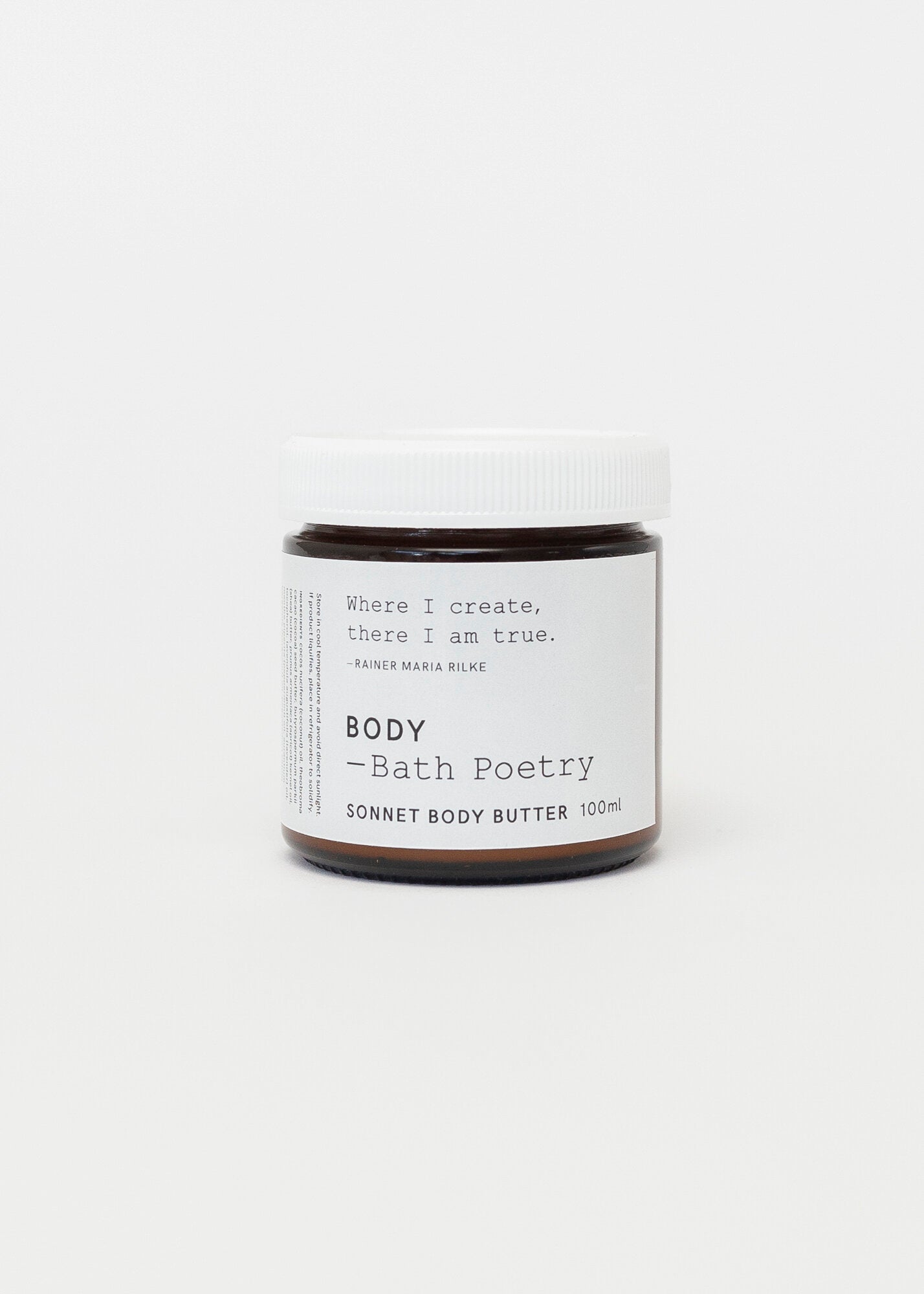 Bath Poetry Sonnet Body Butter