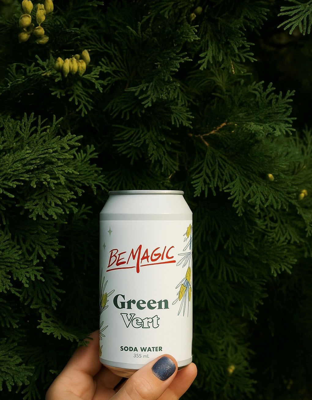 Be Magic Green Tea Soda Water