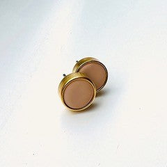 Clay Rose Jewelry Circle Stud Gold Plated