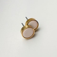 Clay Rose Jewelry Circle Stud Gold Plated