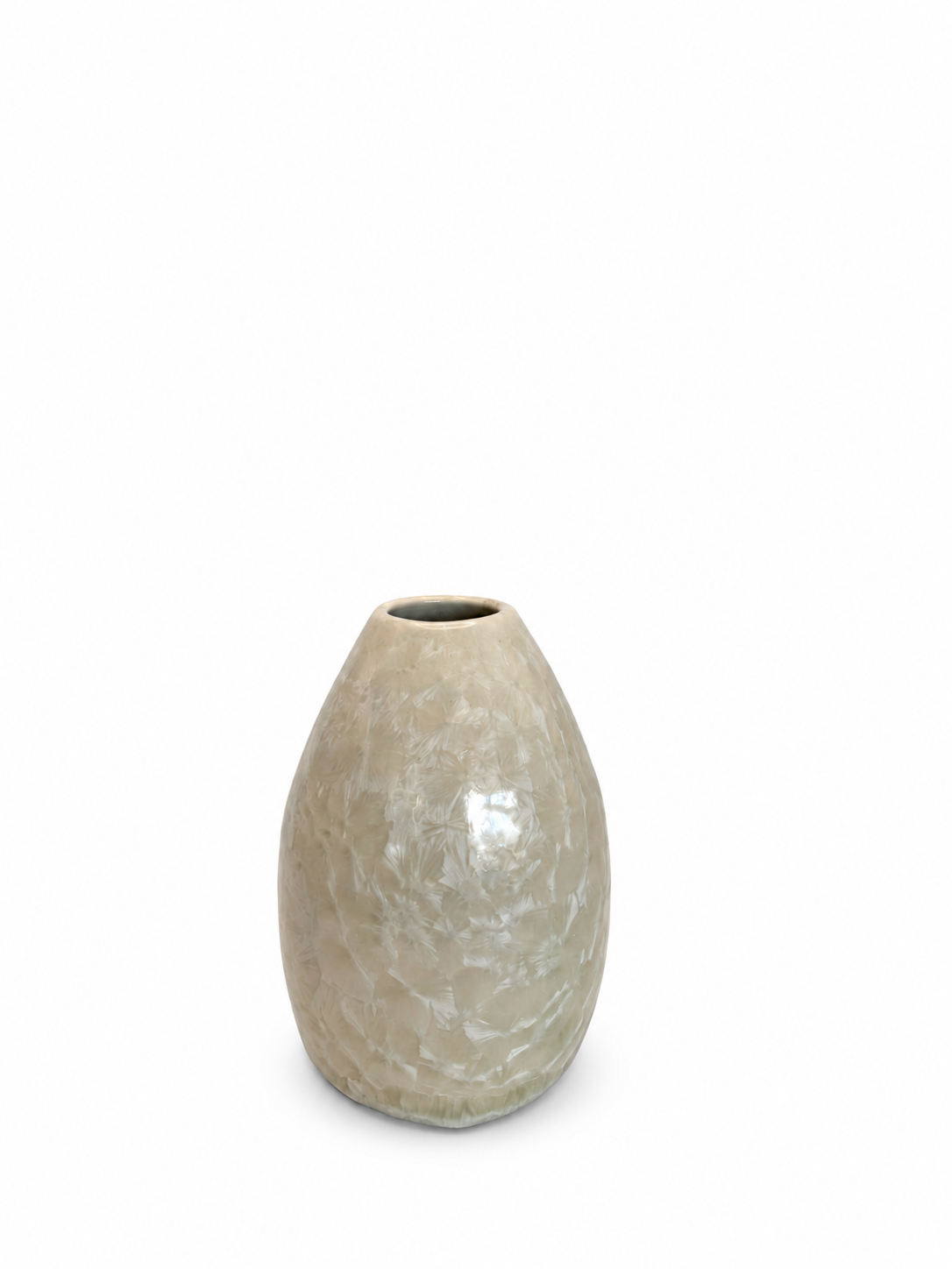 Vase Medium Large Silver Gray