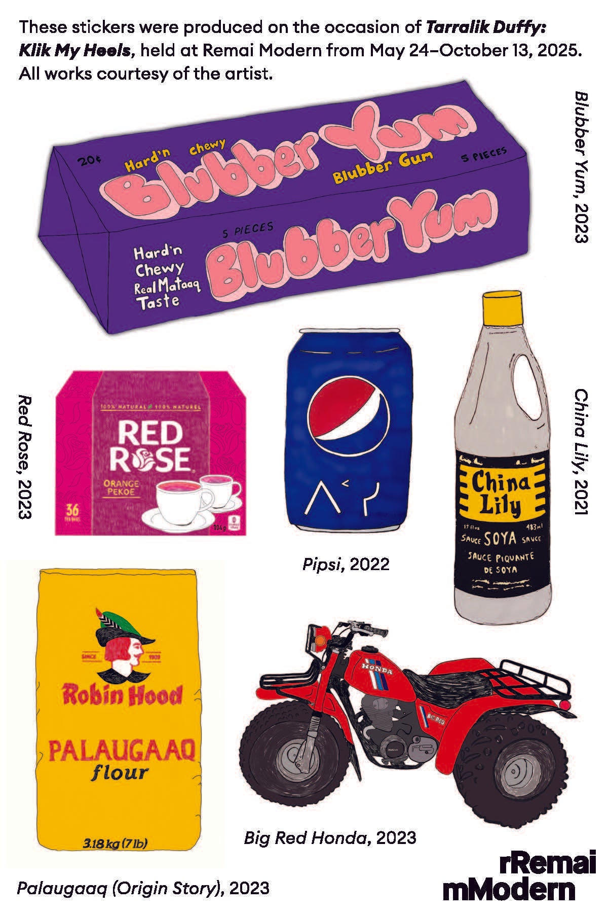 Tarralik Duffy Sticker Sheet