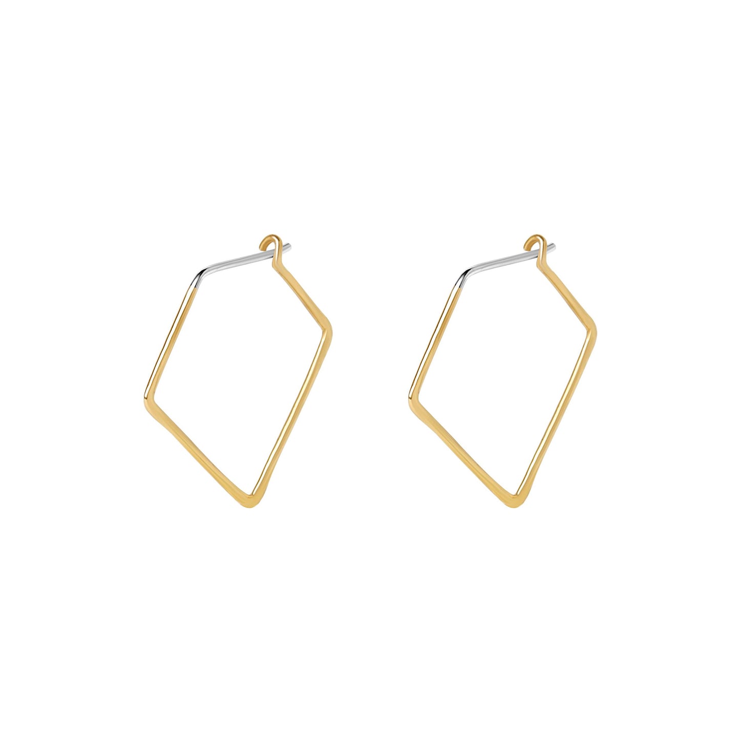 Sara Thin Triangular Hoop
