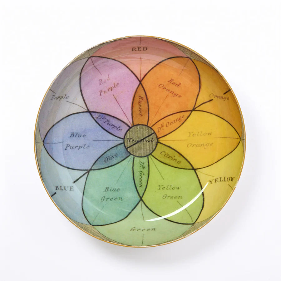 Chroma Small Round Enamel Tray