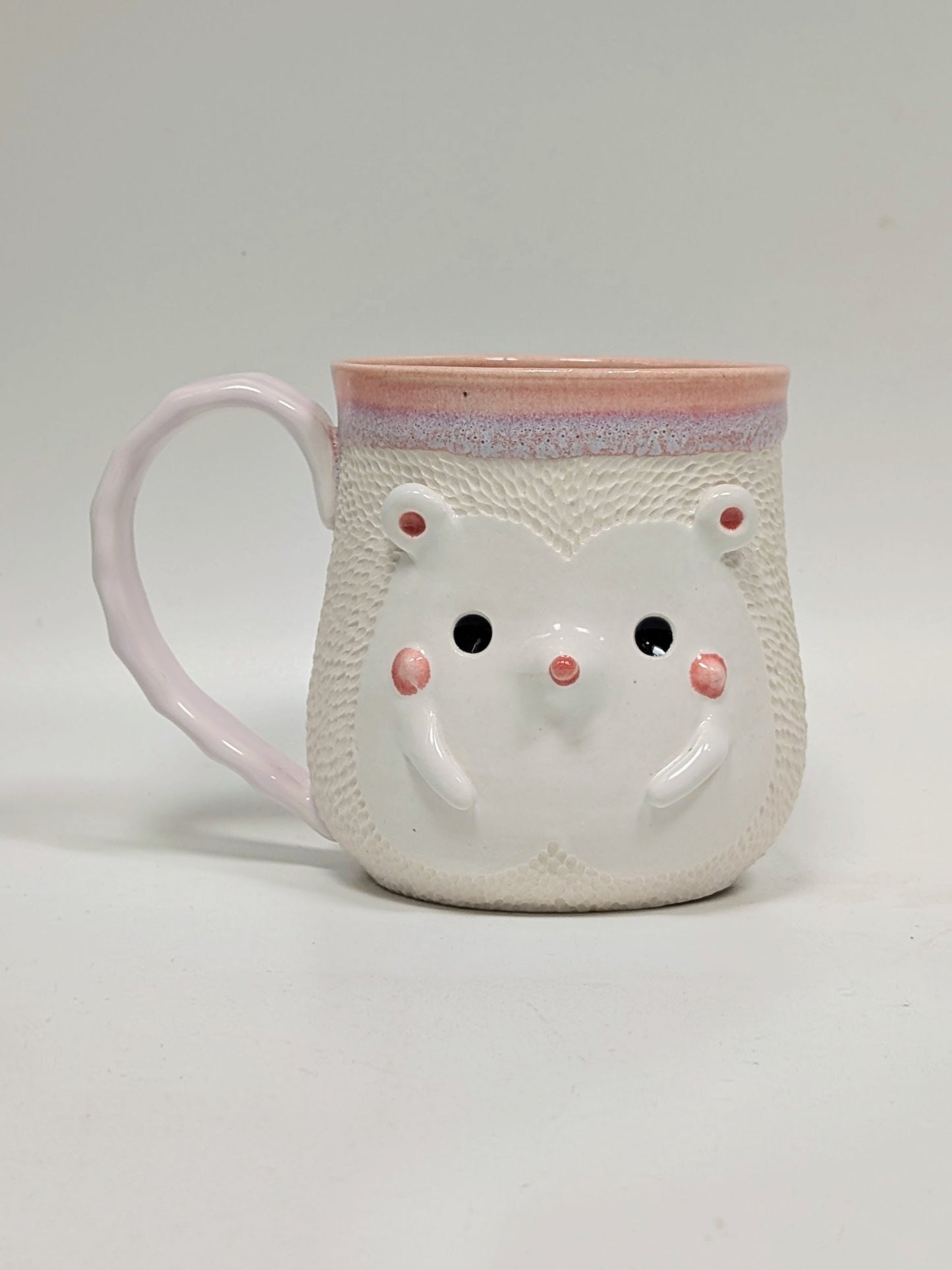 Hedgehog Mug Flowy Pink