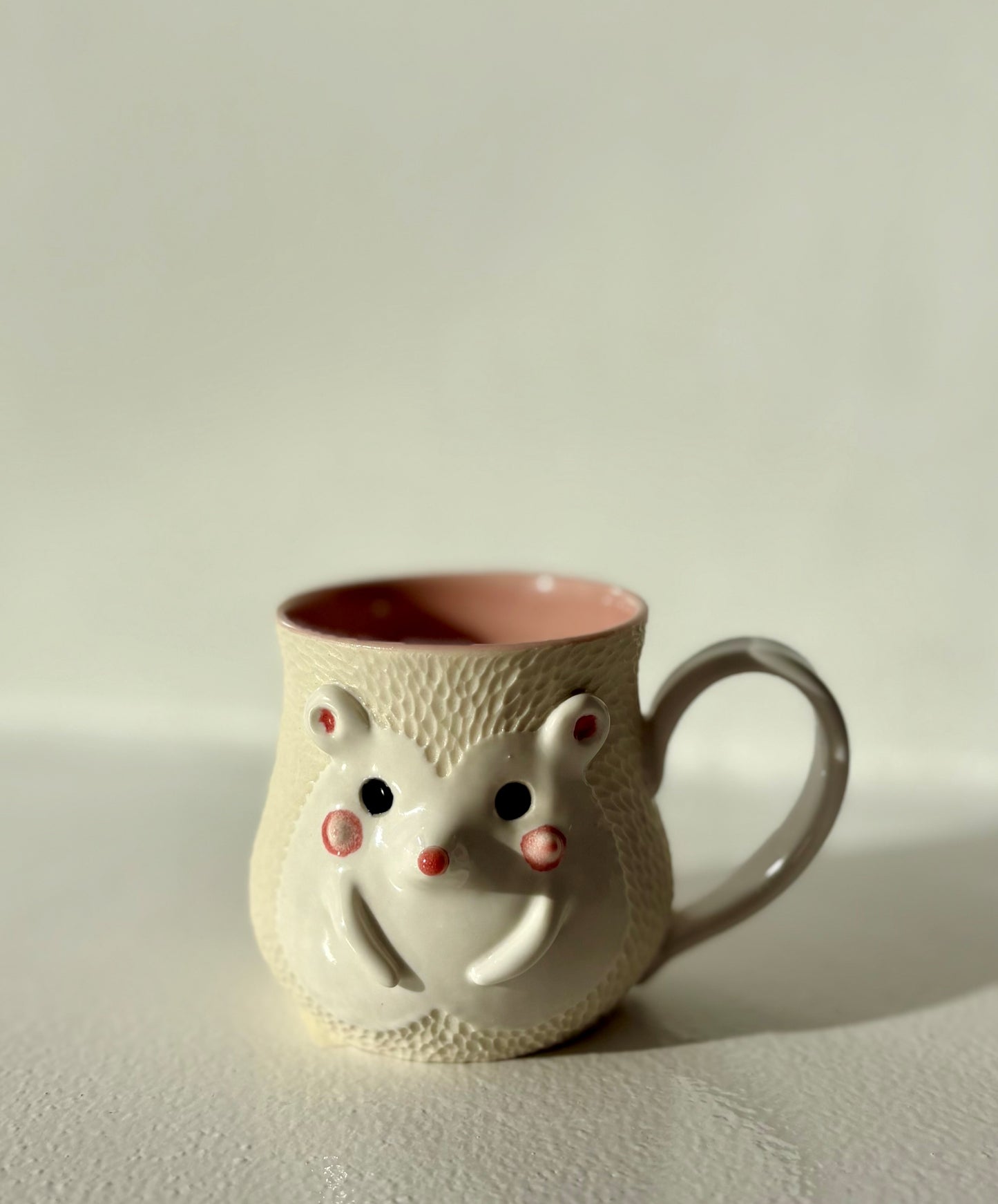 Bear Pawttery Hedgehog Small Cup - Pink