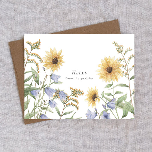 Hello From the Prairies Card - Haikonen