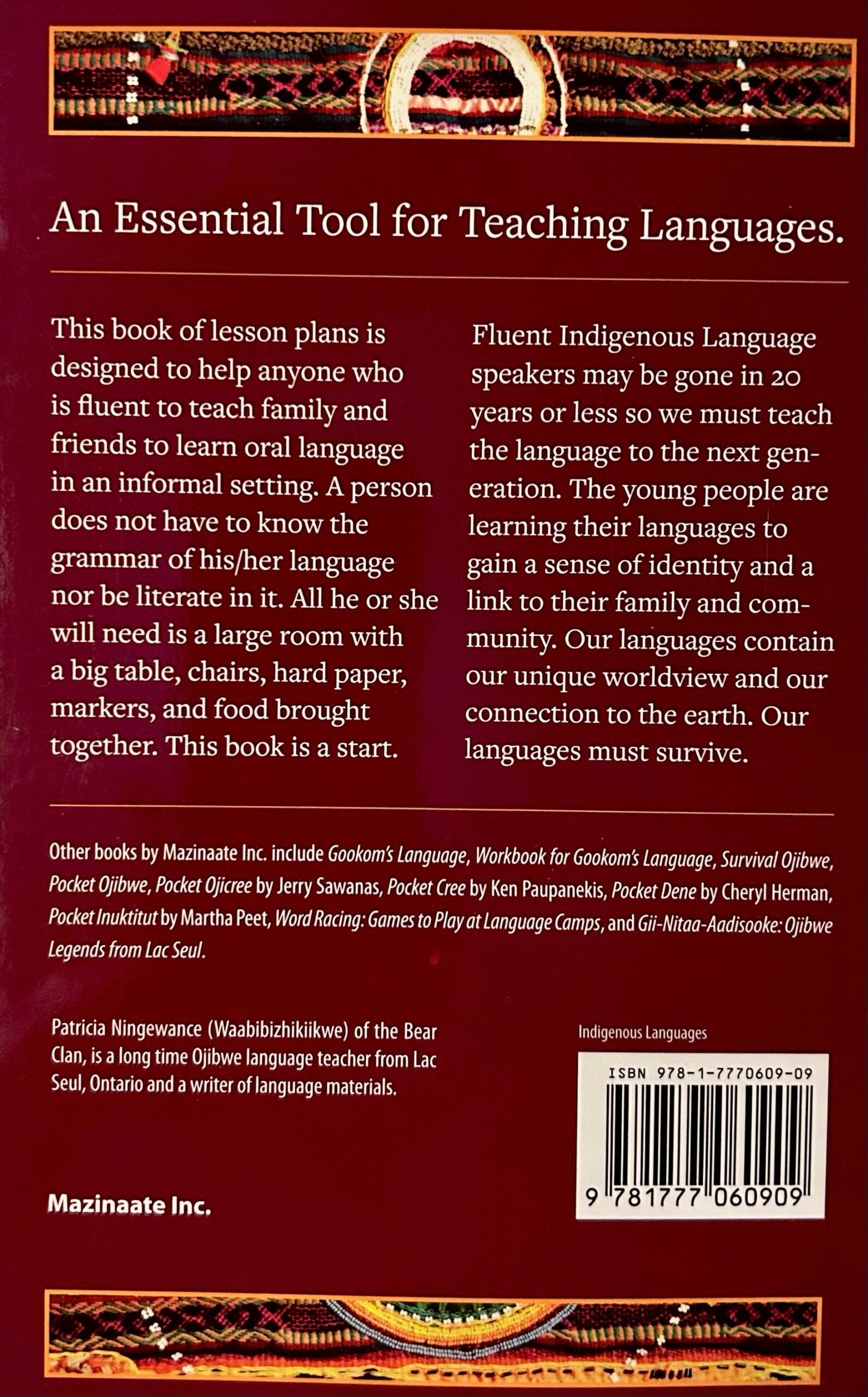 Reclaiming our Territory, Word by Word