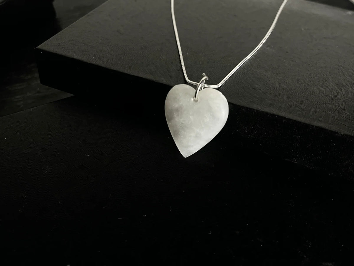 Studiostone Soapstone Jewerlry Heart Alabaster