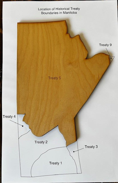 Treaty Map Puzzle Manitoba