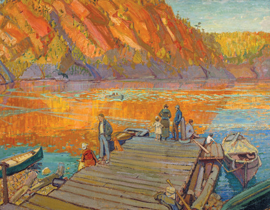 Autumn, Bon Echo Arthur Lismer Greeting Card