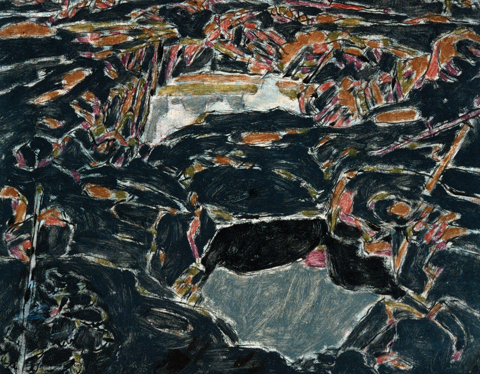 Grey Pool David Milne Greeting Card
