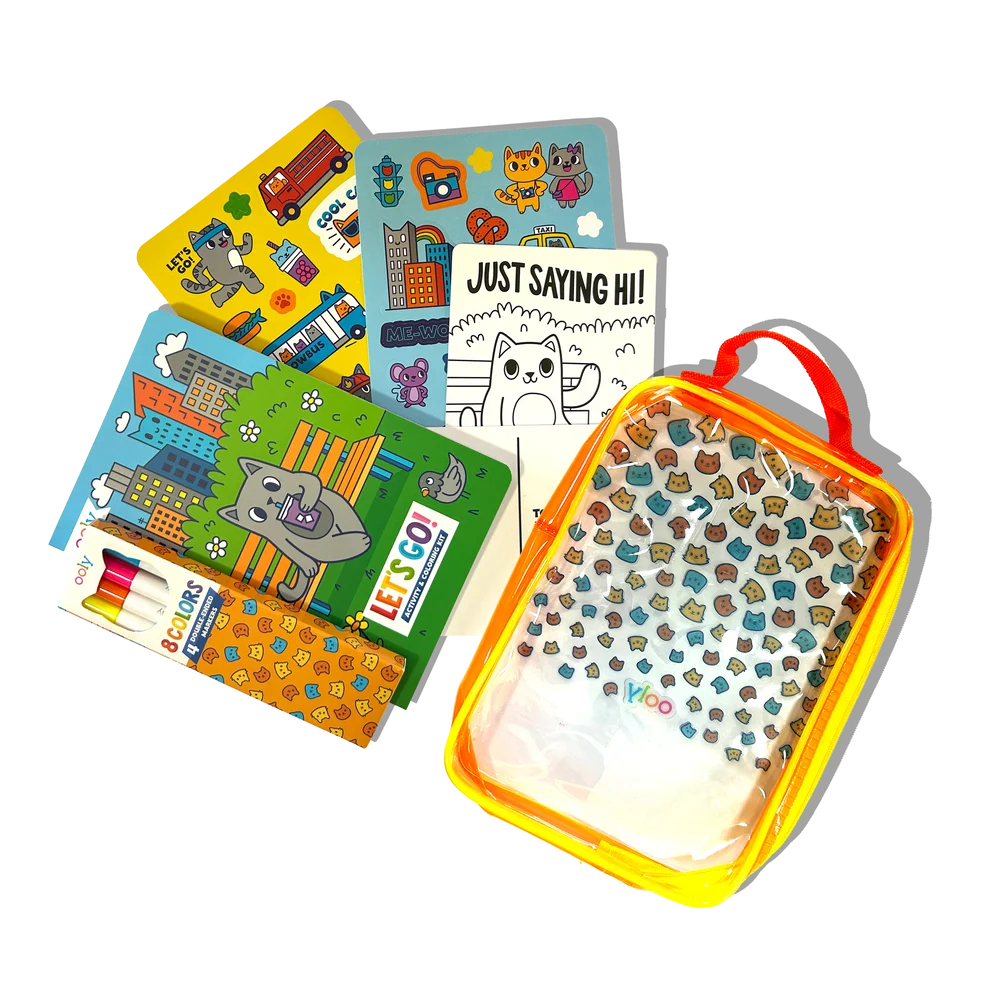 Let's Go Activity & Coloring Kit