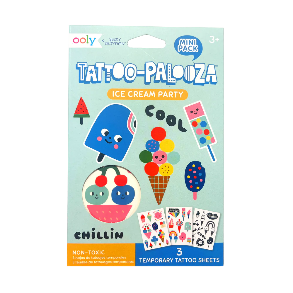 Ice Cream Party Tattoos
