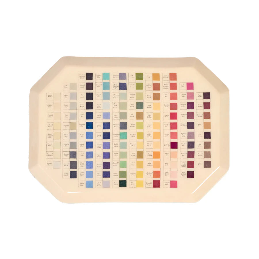 Werner's Nomenclature of Colours Octagonal Enamel Tray