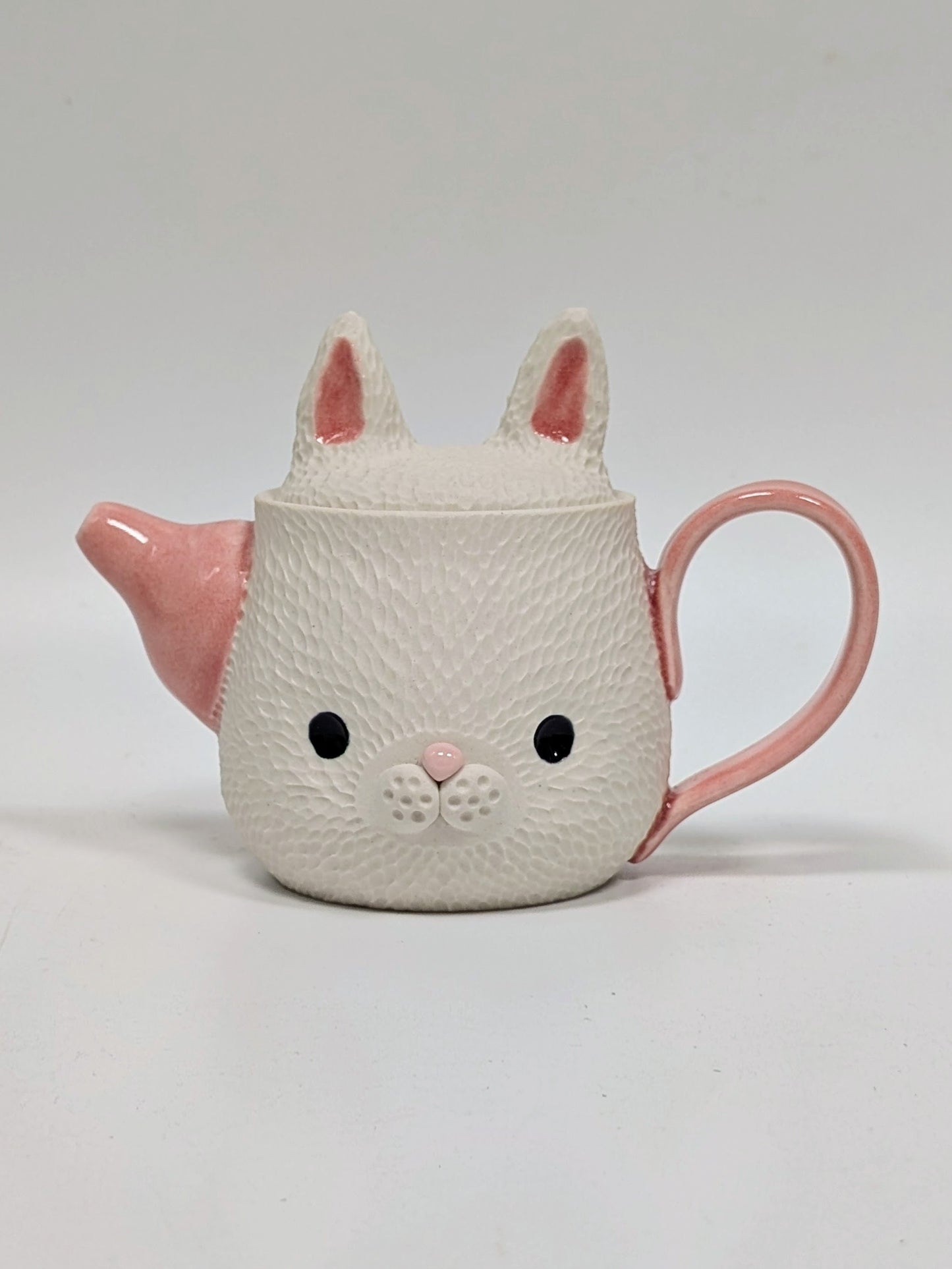 Pink Rabbit Small Teapot