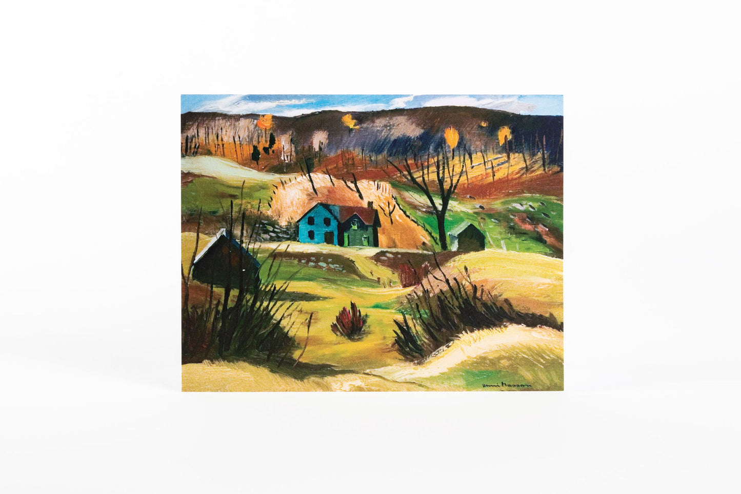 Views from the Blue House Greeting Card