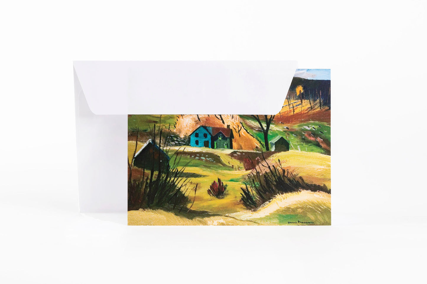 Views from the Blue House Greeting Card