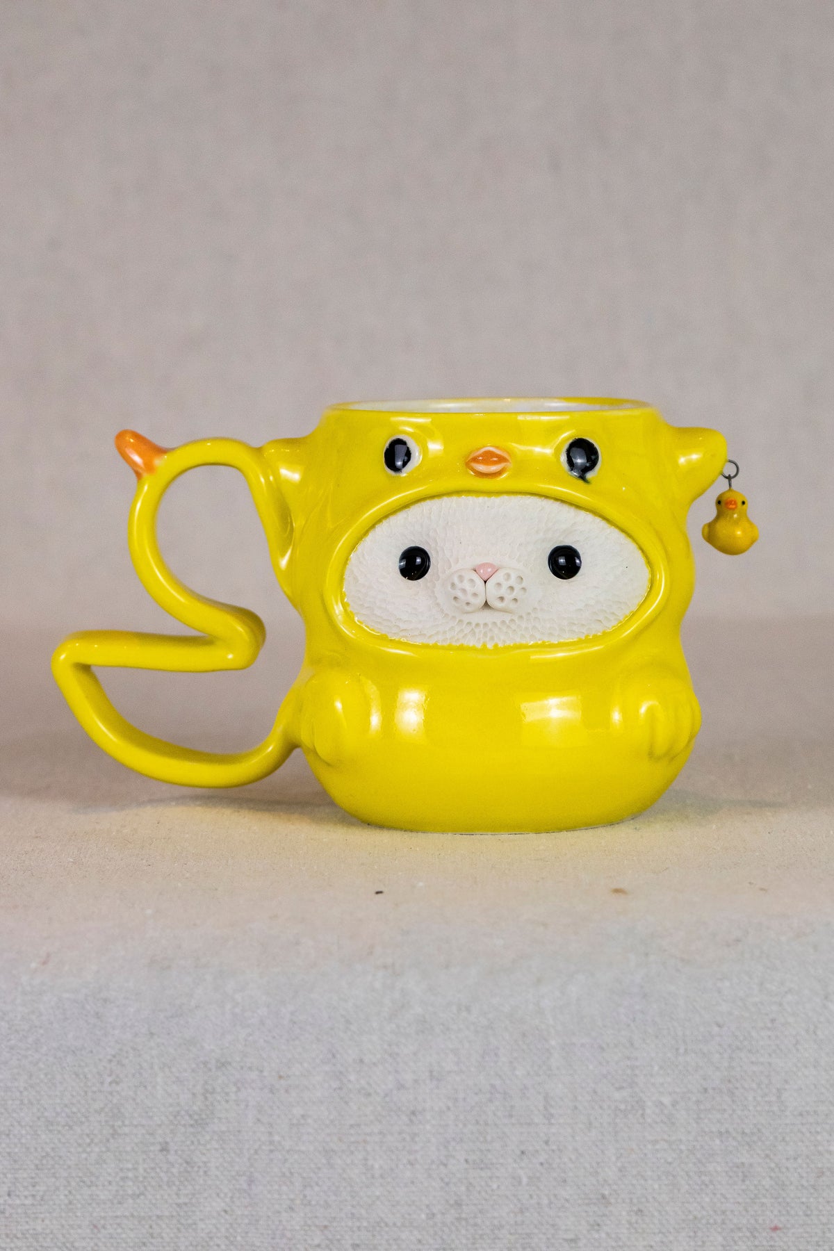 Duck Suit Cat Mug - Large