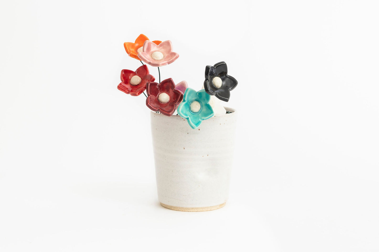 Monique Martin Modern Ceramic Flower Assorted