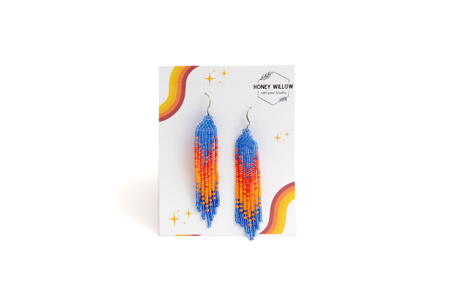 Honey Willow 3" Earrings Long Dangle