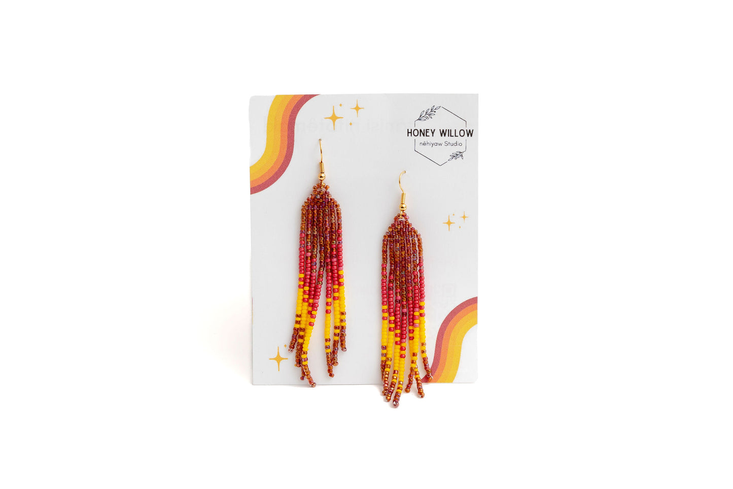 Honey Willow 3" Earrings Long Dangle