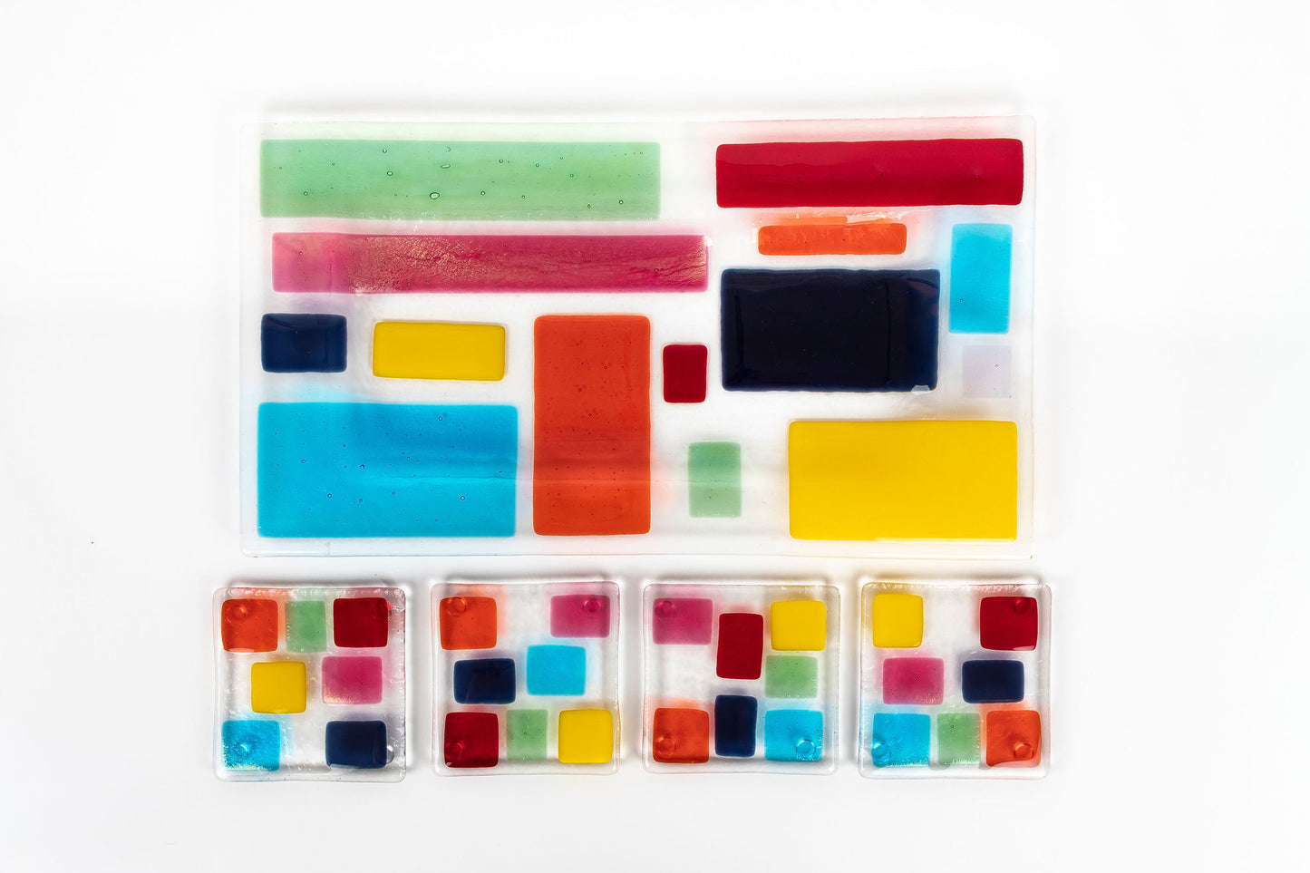 Glass Coster Set
